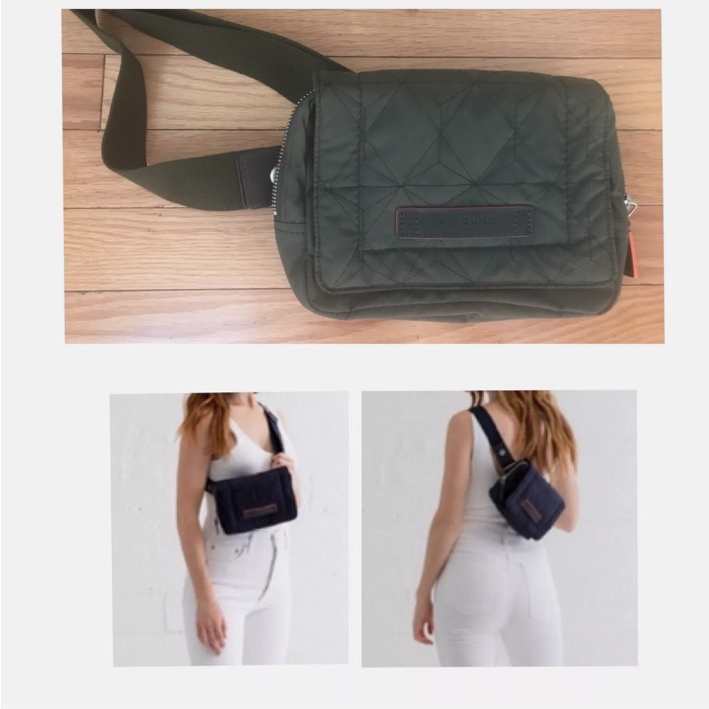 Timbuk2 Convertible Belt Bag Army Green w/Orange Trim